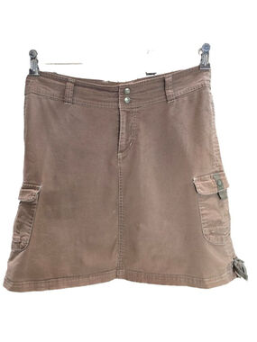KUHL Brown Cargo Hiking Skirt with Pockets - Size 6